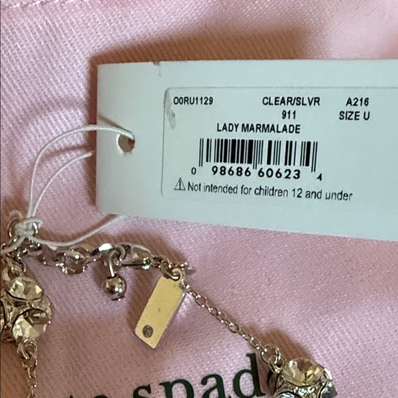 Kate Spade Silver Crystal Flower Bracelet - Picture 2 of 2